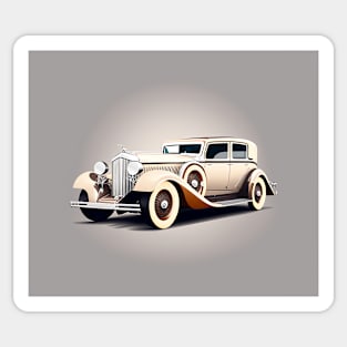 Art Deco Style Cars Sticker